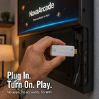 NovaArcade™ — Plug In, Connect, and Duel Through Thousands of Retro Classics