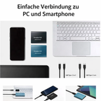 External Storage | 128GB External SSD | USB-C & USB 3.1 | Ultra-compact | Shock-resistant Design | DataVault