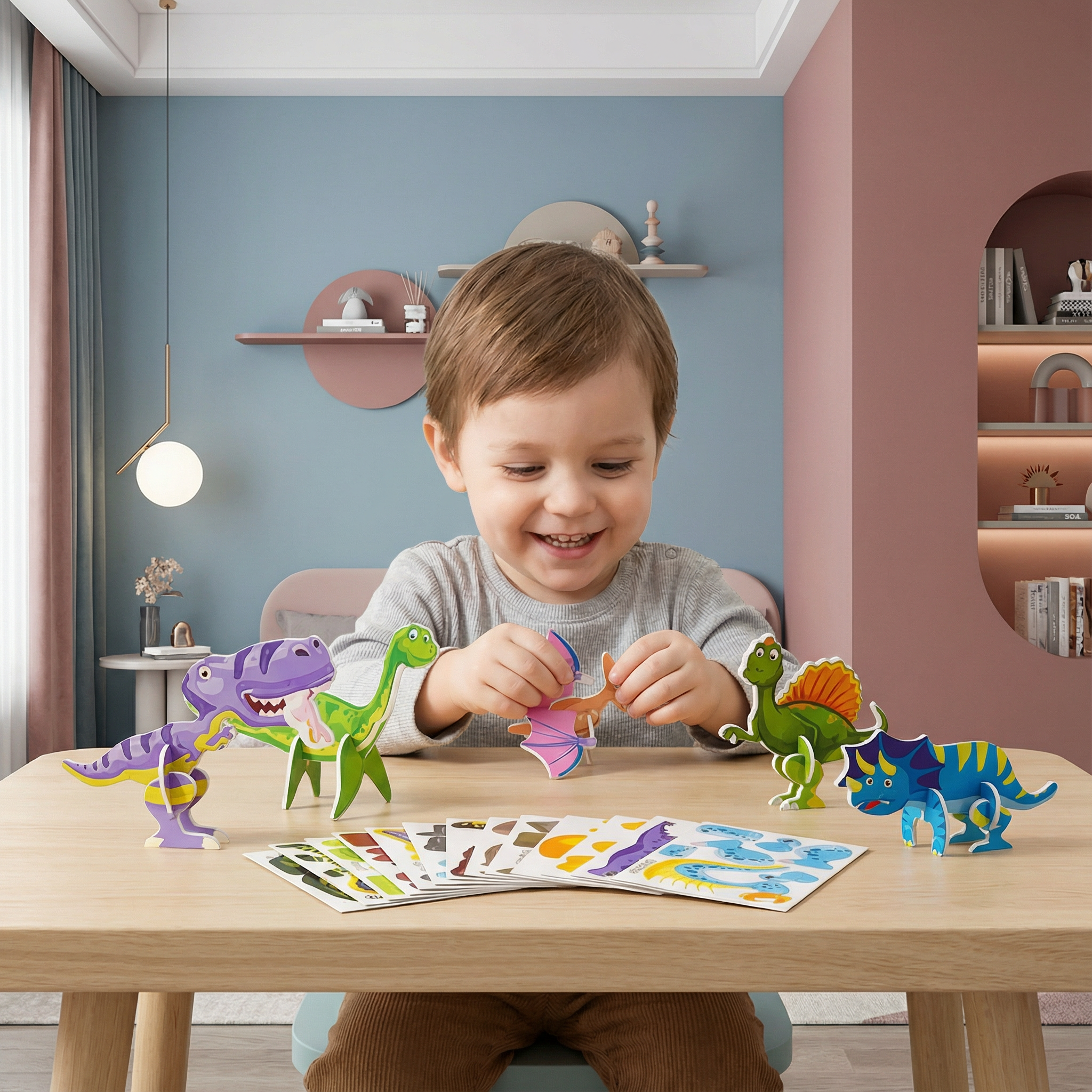 ElevatePop™ 3D Puzzle Set — Spark Brilliant Creativity and Focus with Every Colorful Snap