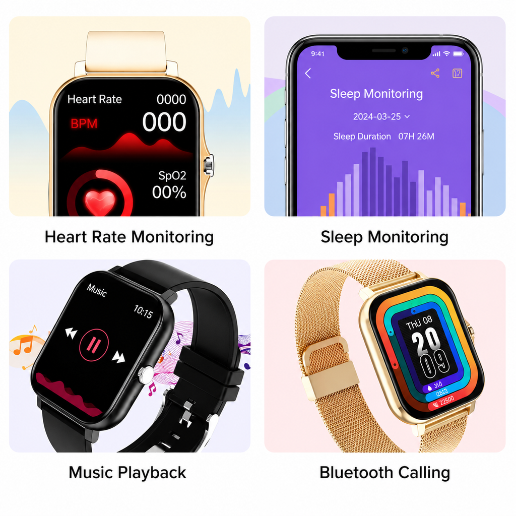 Smartwatch | Wellness Tracking | Extended Battery Life | Healthora