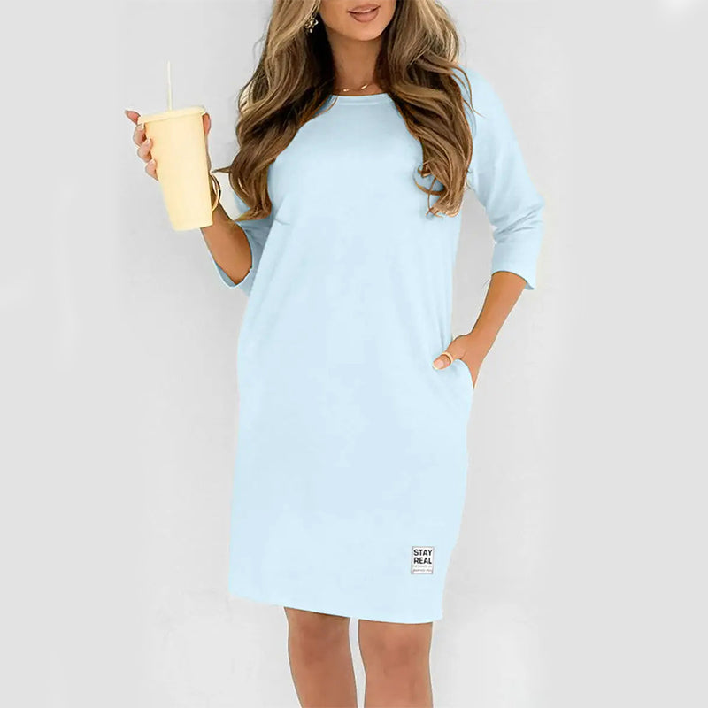 SereniFlow™ Dress — Experience All-Day Freedom and Effortless Elegance