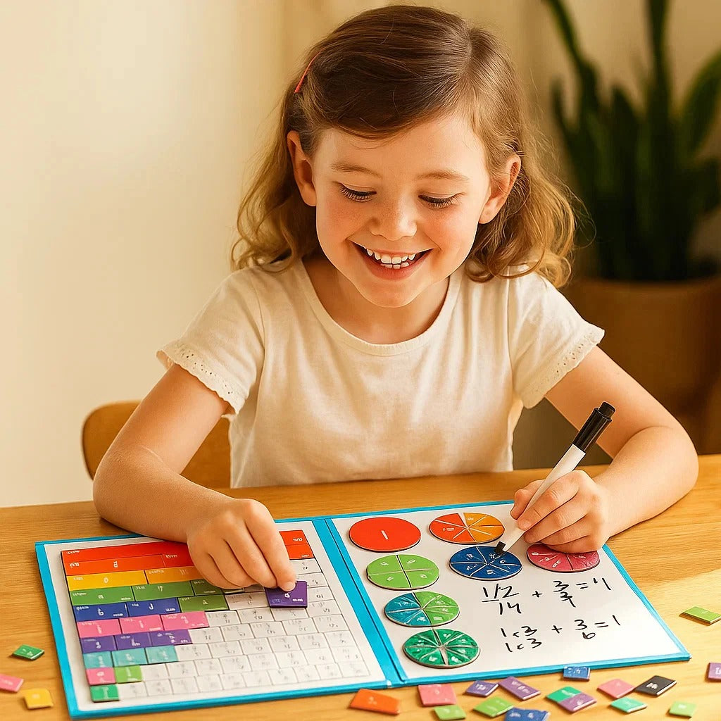 NumeriPlay™ Fraction Magnet Set — Ignite Your Child’s Joyful Journey to Math Mastery