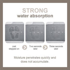 Quick-Drying Bath Mat | Ultra Absorbent Microfiber | Slip-Resistant | Aquasoft