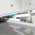 Silicone Sweeper | Three Functions in a Single Head | Telescoping Handle with Rotating Head | SlideShine