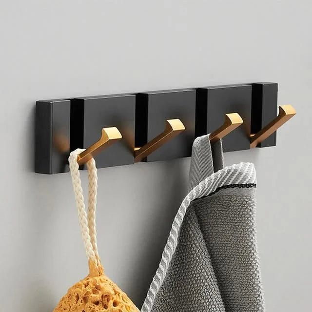Foldable Wall Hook | Screw Mount or Self-Adhesive | Aerospace Aluminum | Hookwell