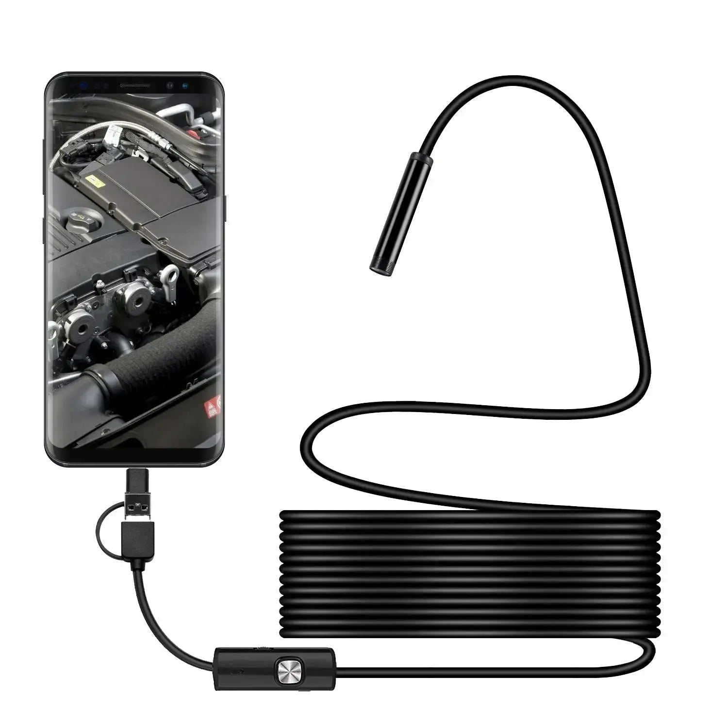 Endoscope Camera | Waterproof Inspection Cam | HD Clarity with LED Illumination | ScopeMate