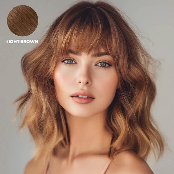 LumeauFringe™ — Transform Your Style Instantly with Effortless, Real Hair Glamour