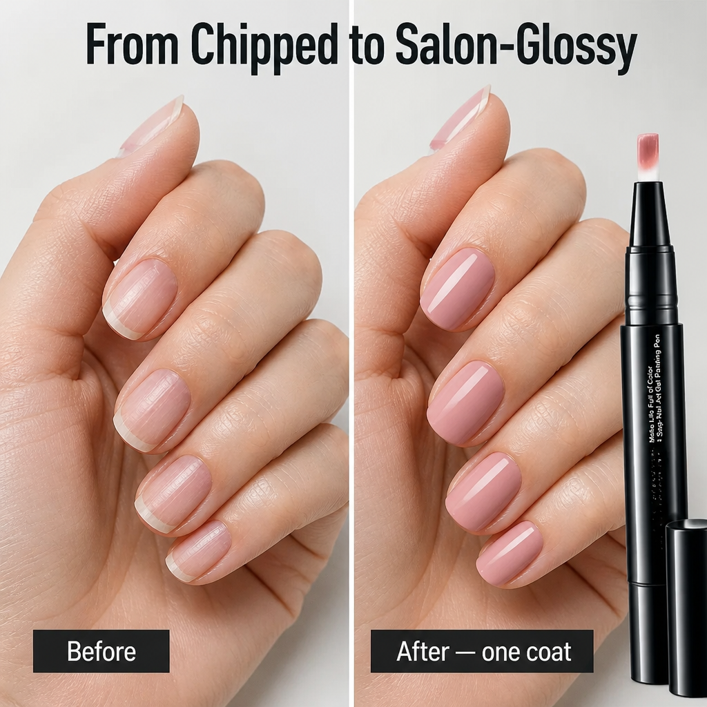 PrismAura™ Gel Pen — Twist, Paint & Air-Dry Glossy Nails Without a Lamp | 28-Shade Set