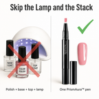 PrismAura™ Gel Pen — Twist, Paint & Air-Dry Glossy Nails Without a Lamp | 28-Shade Set