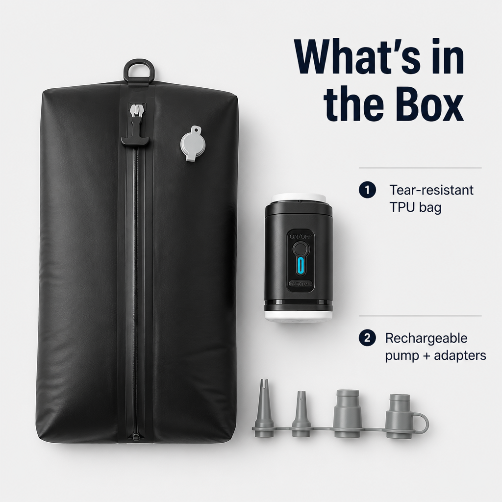 SpaceWave™ — Pack 15+ Items in Half the Space, No Vacuum Needed