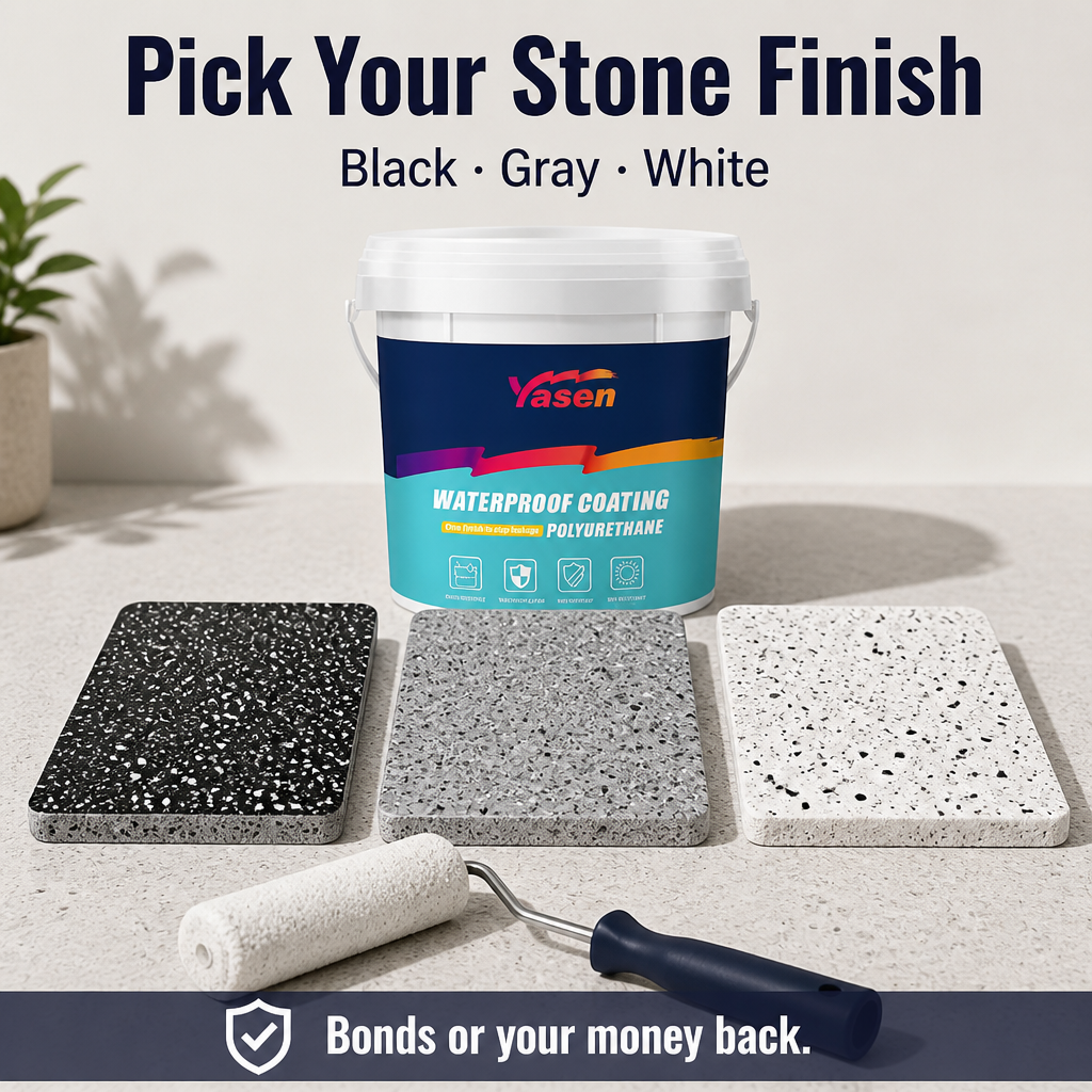StoneGuard™ — Roll On Real Terrazzo Stone & Waterproof Any Surface in One Weekend