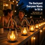 SolarisAura™ — Light Your Patio With Real-Flame Glow That Charges Itself