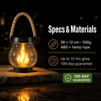 SolarisAura™ — Light Your Patio With Real-Flame Glow That Charges Itself