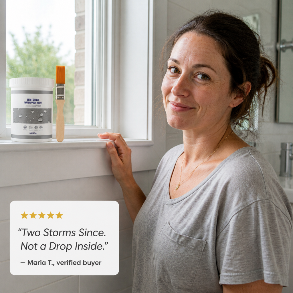 StormGuard™ — Brush On an Invisible Waterproof Seal That Won't Peel or Crack