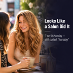 VividCurl™ — Wrap Salon Curls That Hold a Full Week Without Frying Your Hair