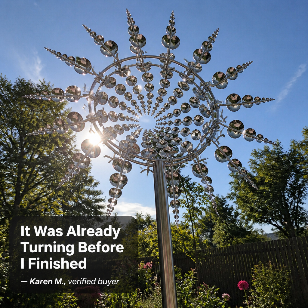 BreezeBloom™ — Spin Your Garden to Life on the Lightest Breeze