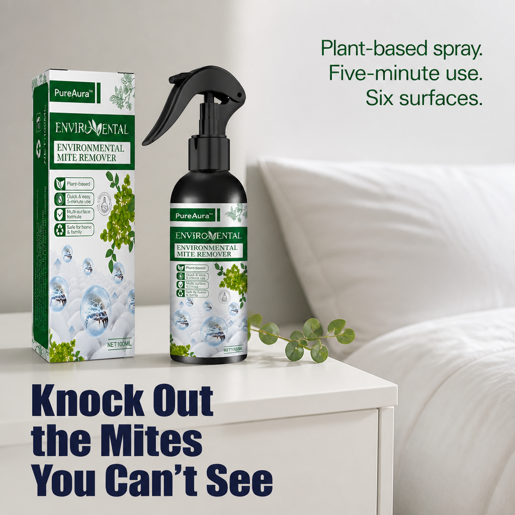 SereniMist™ — Experience Instant, All-Natural Relief from Itchy Dust Mites and Wake Up Comfortably Clean
