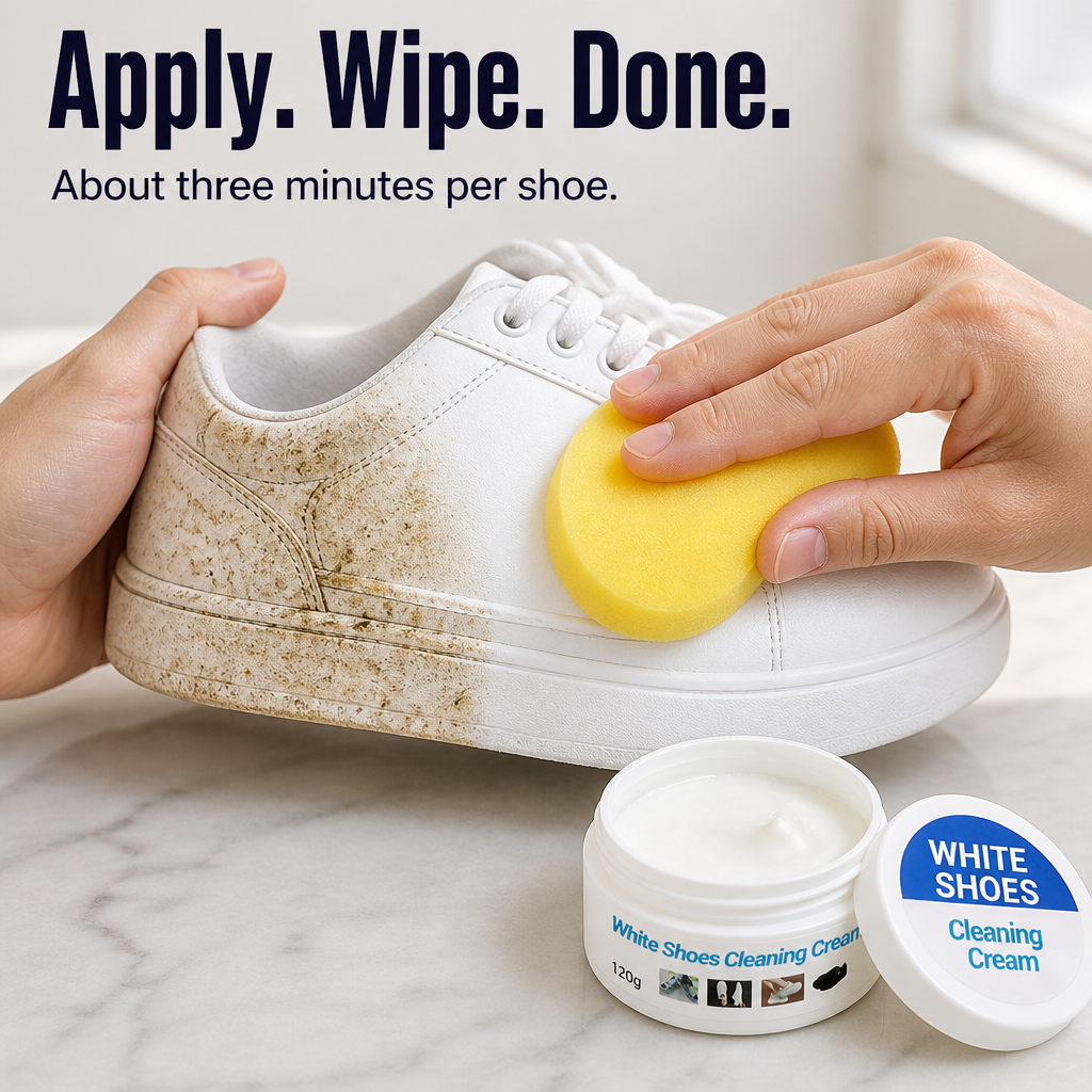 StrideX™ Renewal Cream — Revive Your Sneakers Instantly for Show-Stopping Freshness