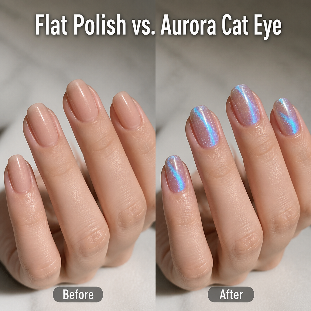 IllumiPulse™ — Get Salon-Worthy Cat Eye Nails That Shift With Every Tilt