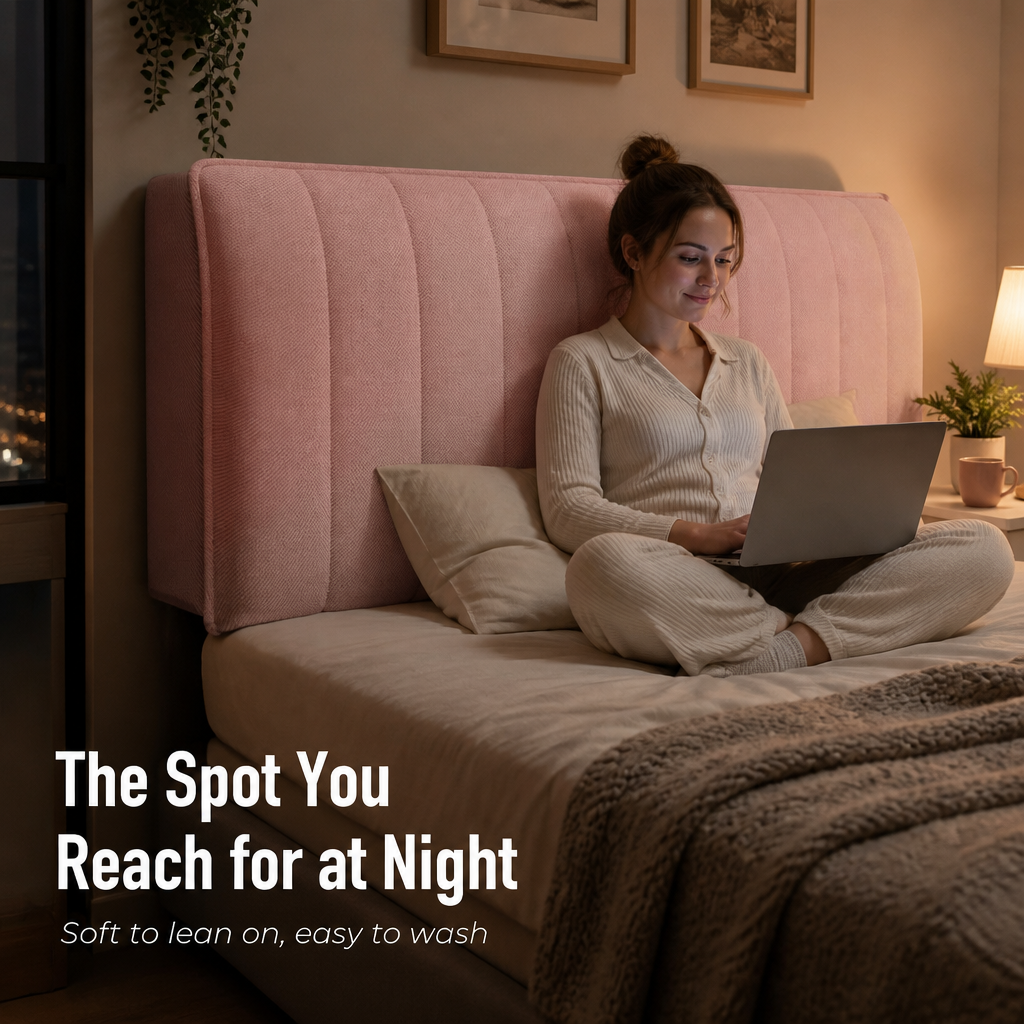 ShieldLux™ — Wrap Your Headboard in Soft, Stay-Clean Comfort Tonight