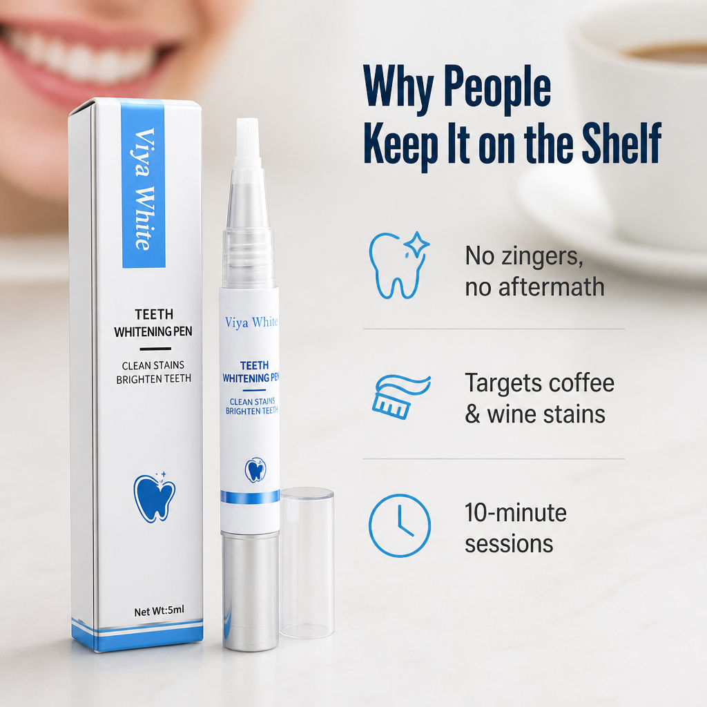 GlowAura™ — Whiten Coffee-Stained Teeth in 10 Minutes Without the Zingers