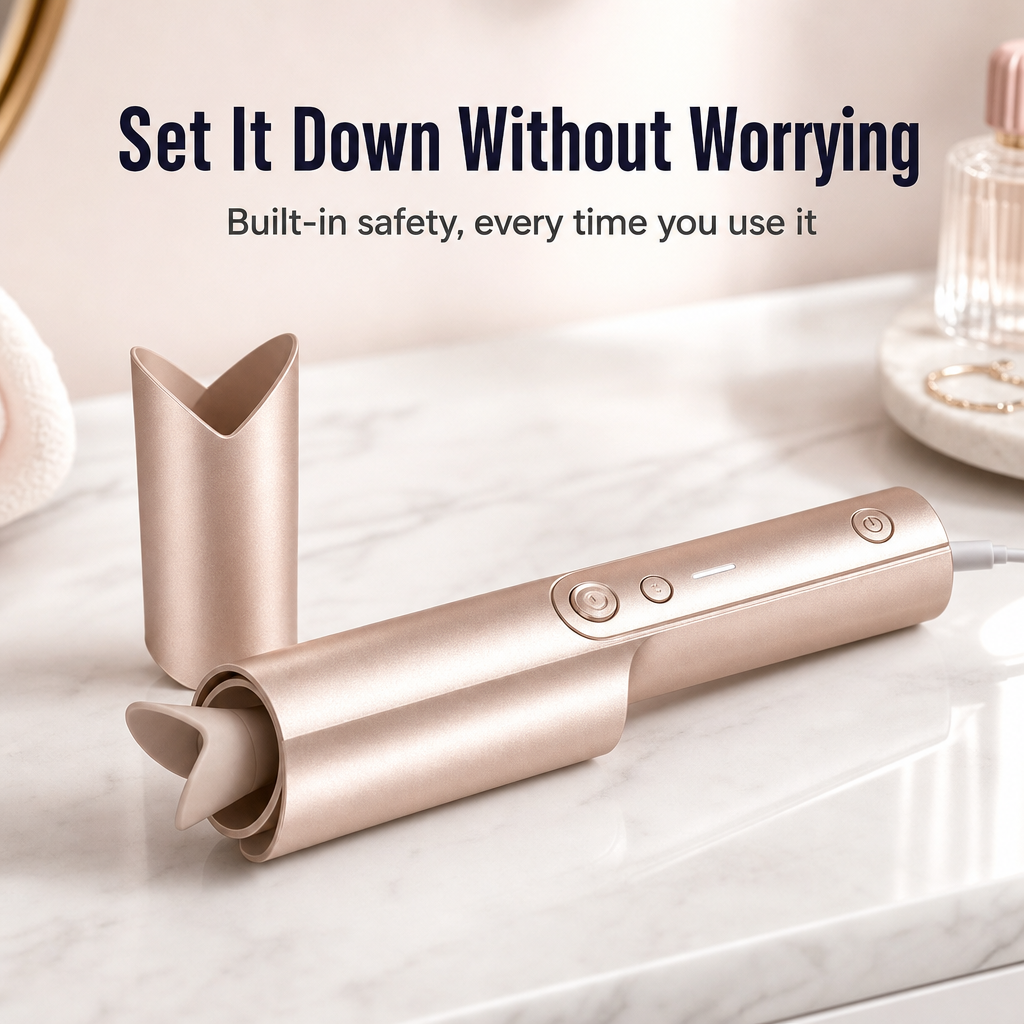 VividCurl™ — Wrap Salon Curls That Hold a Full Week Without Frying Your Hair
