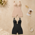 CurvaSculpt™ – Backless Plunge Sculpting Bodysuit with Push-Up Cups